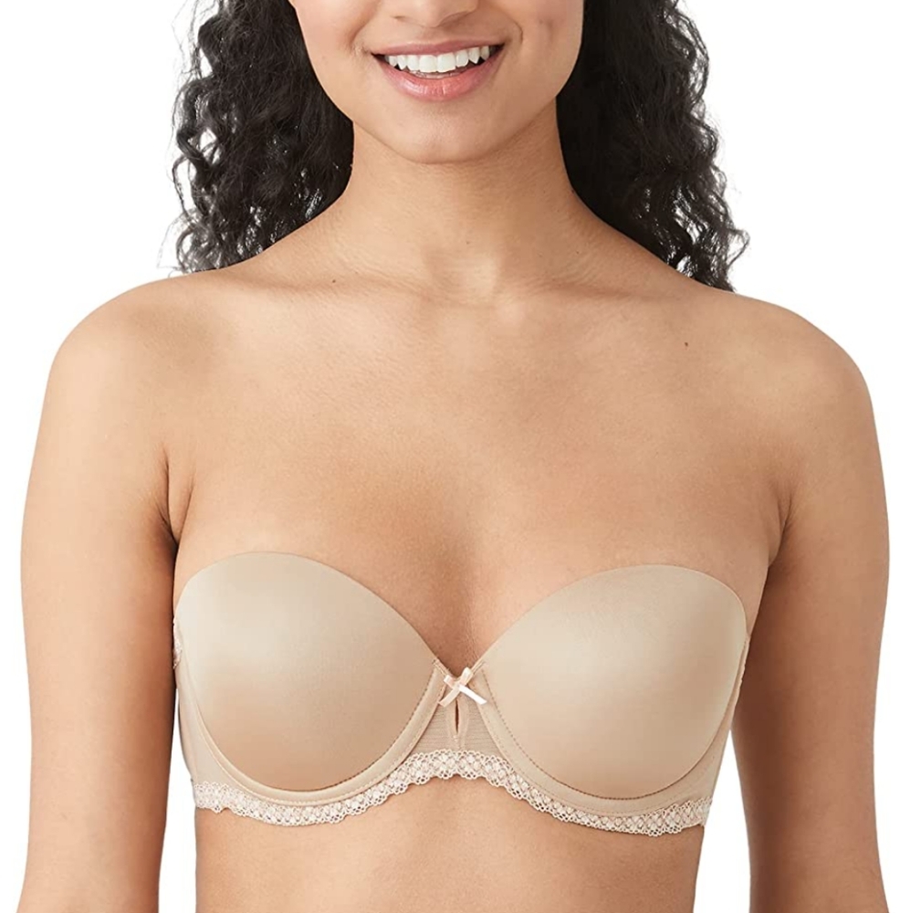 b.tempted by Wacoal Strapless Bra in Nude 30C